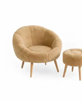 Křeslo s podnožkou LIDA
