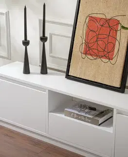 Televizní stolek Vanguard Natural White