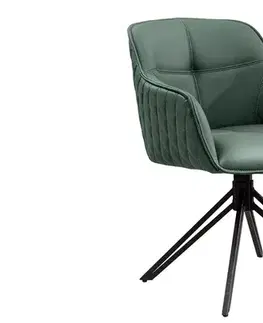 Otočné jídelní křeslo 2 ks KAINEUS Dekorhome