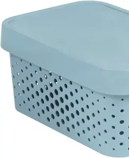 CURVER - Box úložný 4,5l s víkem světle šedý