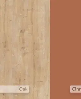 TV stolek Glis - Sapphire Oak, Cinnamon