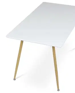 Jídelní stůl 140 x 80 cm, bílá