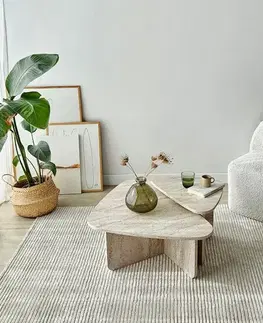 Sada konferenčních stolků Ballare Set - Travertine