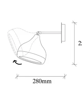 Nástěnná lampa Yıldo - 6901