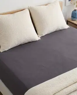 4Home Jersey prostěradlo IDEAL antracit, 200–220 x 200 cm, 200–220 x 200 cm