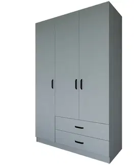 Šatní skříň Yaman Luna 1600-037 - Grey