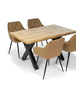 Jídelní židle BOUDOIR taupe, 2 ks