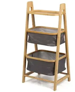 Koupelnový regál WABISABI LADDER BOX, bambusový 