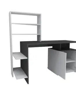 Psací stůl Melis - White, Anthracite