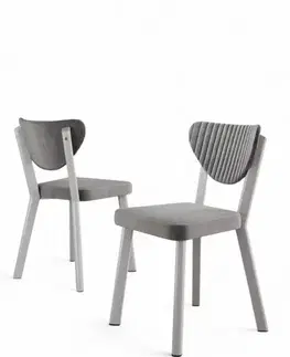 Sada židlí (4 kusy) Arfe - Grey, White