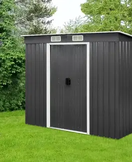 Avenberg Zahradní domek na nářadí 2,4 × 1,3 m SD-F1-0408, antracit