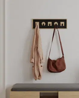 Coat Hanger Icon Hanger - Sapphire, Oak