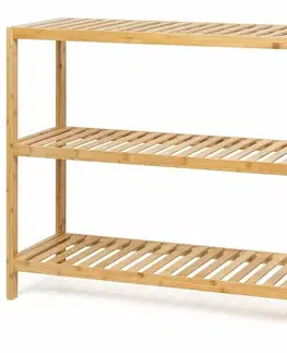Koupelnový regál WABISABI RACK 3, bambusový