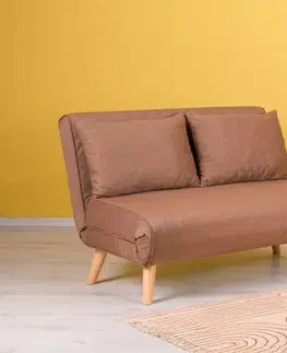 Dvoumístná rozkládací pohovka Folde 2-Seater - Brown