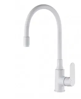 INVENA Dřezová baterie JOGA PLUS bílá BZ-32-P02-C