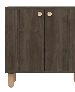 Víceúčelová skříňka Lina - Walnut