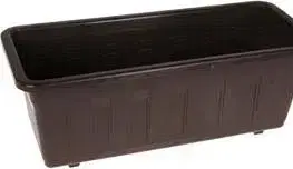 PLASTKON - Truhlík GARDEN 40 cm hnědý