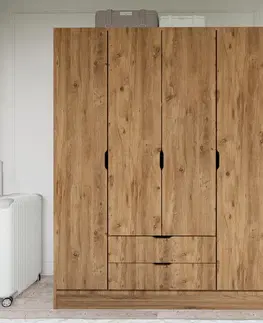 Šatní skříň 1600-046 - Walnut