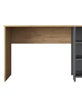 Pracovní stůl Hamen Walnut and Anthracite