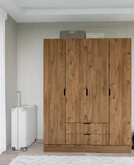 Šatní skříň 1600-046 - Walnut