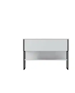 Komoda Luxe White and Black