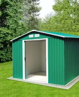 Avenberg Zahradní domek na nářadí 2,4 × 2,4  m SD-X0808-H170, zelená, 2,4 x 2,4 cm