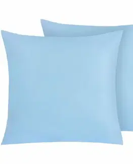 Bellatex Bavlněné povlaky na polštář modrá, 45 × 45 cm, 2 ks, 45 x 45 cm