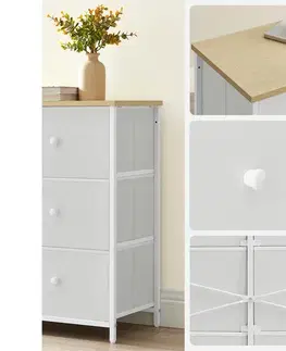 Komoda E1032 WT, 80 cm, L