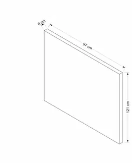 Rám jednolůžkové postele s čelem Abella 90 x 190 - Grey