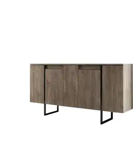 Skříňka Luxe Walnut and Black