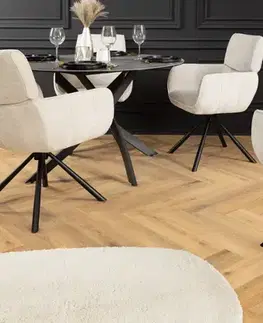 Otočné jídelní křeslo VENVET 2 ks Dekorhome