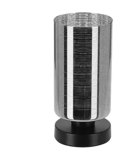 Stolní lampa chromované sklo zrcadlo Cox