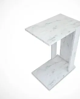 Odkládací stolek / Příruční stolek Pasific C - White, Black