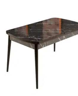 Extendable Dining Table Bendir - Black