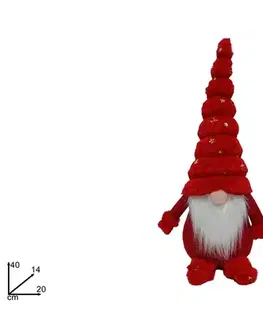 PROHOME - Skřítek 40cm kožešina hvězdy