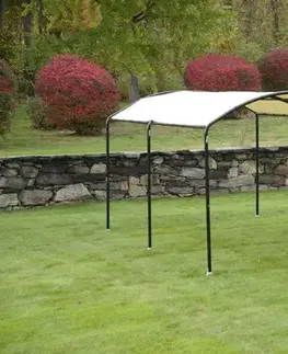 Plachtový přístřešek na auto 270 x 490 cm písková Dekorhome