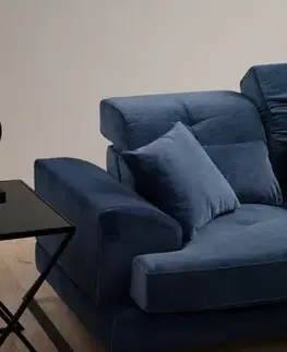 Rohová sedací souprava Frido Right (L3+Chl) - Navy Blue