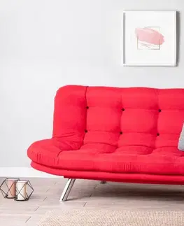 Trojmístná rozkládací pohovka Misa Sofabed - Red