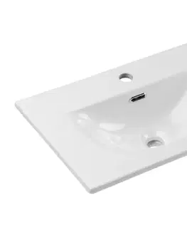 ArtCom Keramické umyvadlo SKY3 60 | E-8099-3-60 | bílý lesk 60 cm