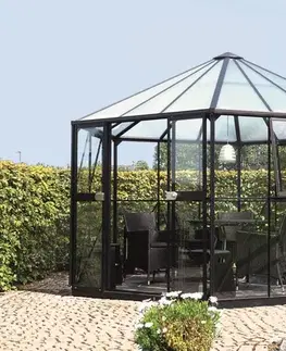 Pavilon HERA 9000 sklo / polykarbonát / hliník Dekorhome