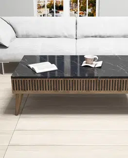 Konferenční stolek Milan Walnut Black