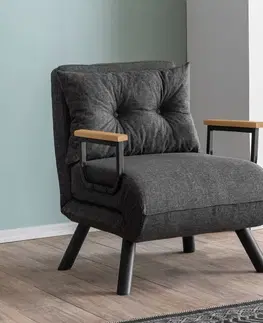 Křeslo Sando Single Dark Grey