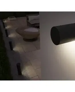 Panlux PN42100034 Zahradní LED nástěnné svítidlo Costa N hnědá, 12 W