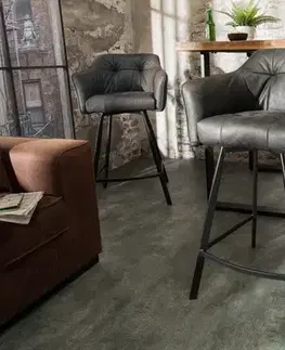 Estila Luxusní židle Ima ve vintage stylu antická šedá