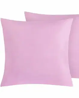 Bellatex Bavlněné povlaky na polštář růžová, 40 × 40 cm, 2 ks, 40 x 40 cm