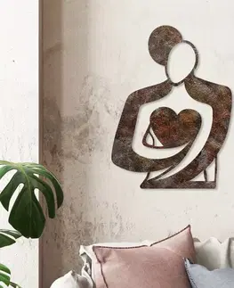 Dekorativní kovový doplněk na zeď Rusty Hug