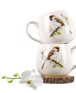 VERONI - Hrnek 440ml Sparrow