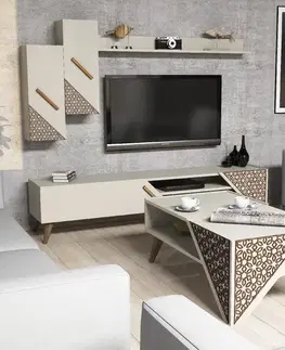 Living Room Furniture Set Beril - Cream