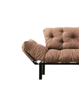 Dvoumístná rozkládací pohovka Nitta - Light Brown