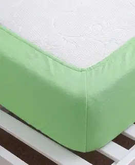 4Home Jersey prostěradlo IDEAL zelená, 60 x 120 cm, 60 x 120 cm
